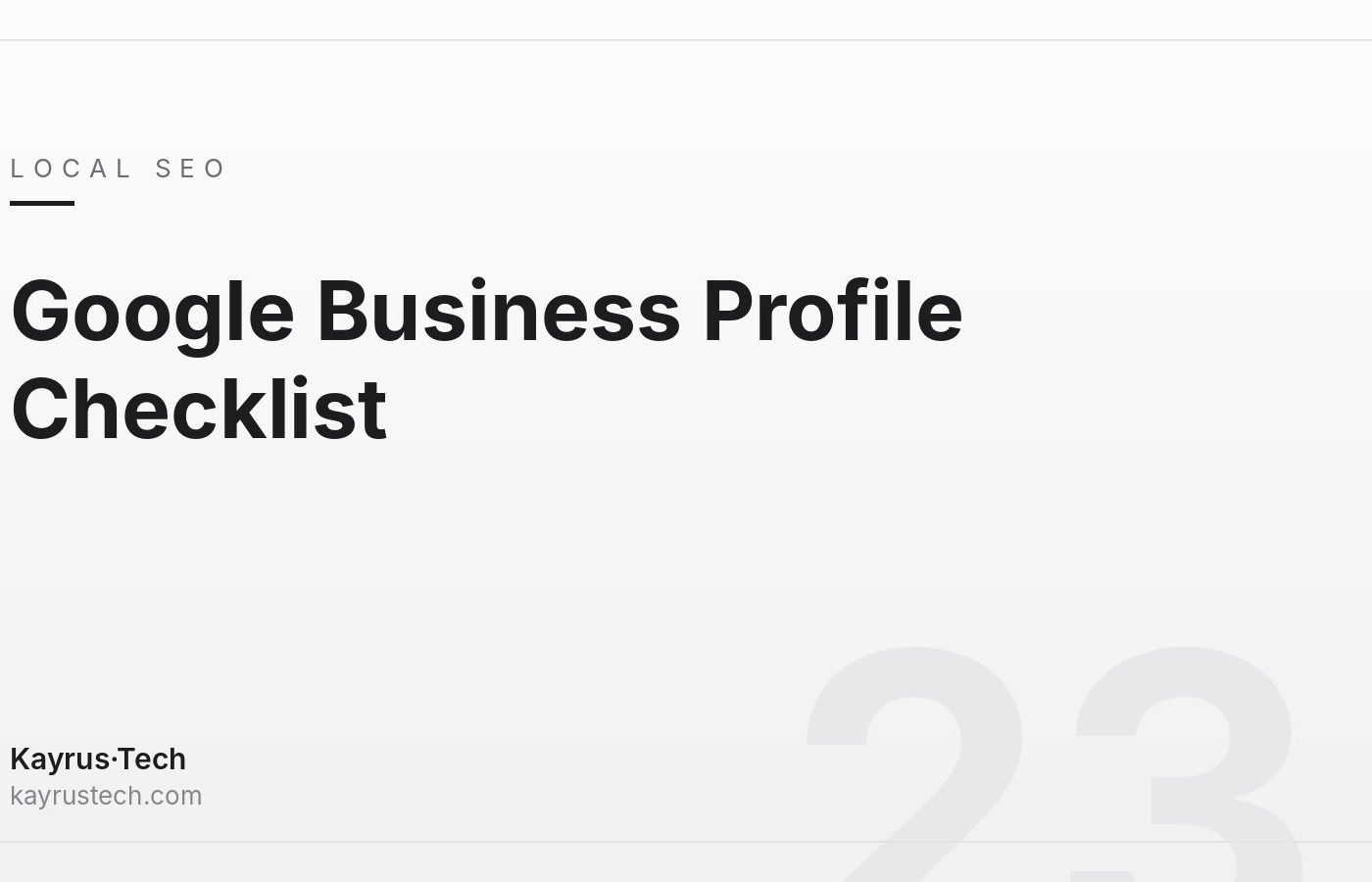 How to Optimize Your Google Business Profile: A Checklist for Antalya