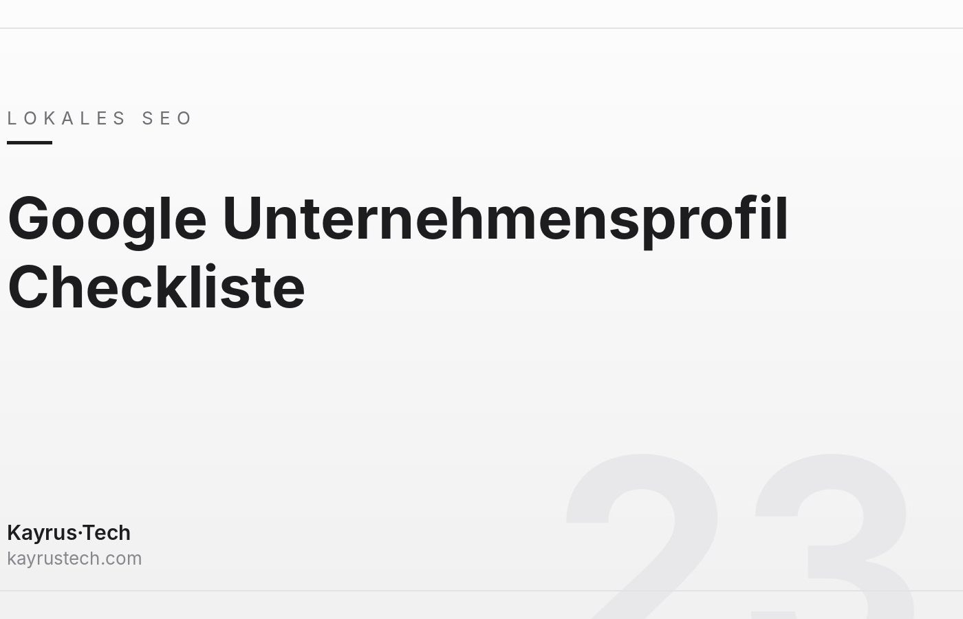 Google Unternehmensprofil optimieren: Checkliste für Antalya
